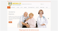 Desktop Screenshot of medilux-krankenpflege.de